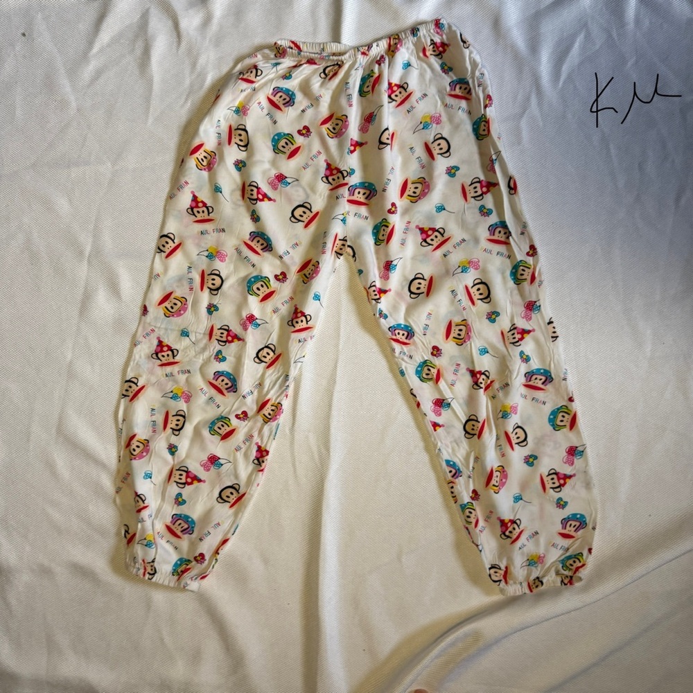 Paul Frank Monkey Print Pajama Pants (Kids Size M)